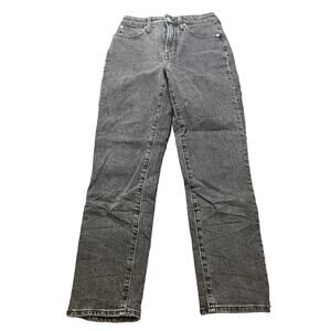 Madewell Gray Straight Leg Jeans